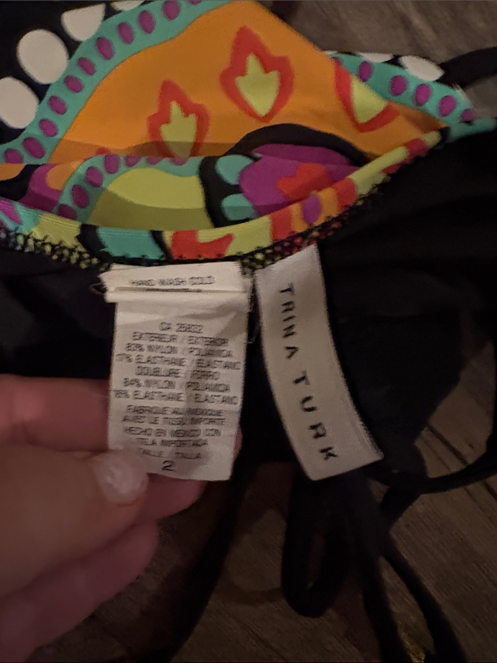Trina Turk Nuevo Sol Sz 2 Side-Tie Hips bottoms - Picture 8 of 8